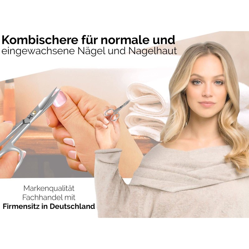 Nail Scissors Cuticle Scissors Combination Manicure Pedicure Scissors Stainless Steel