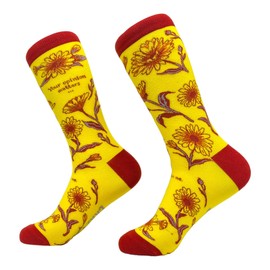 Crazy Dog T-Shirts Women's Your Opinion Matters But Not To Me Socks Funny Sarcastic Rude Graphic Novelty Footwear