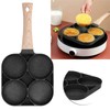 4Hole Frying Pot NonStick Egg Pancake Cooking Pan Cookware For