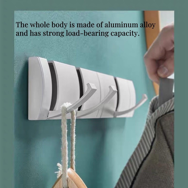 Cehold Foldable Stylish Modern Hook Rack with 5 Hooks, Coat