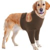 IDOMIK Dog Recovery Sleeve for Front Legs,Adjustable Dog Leg Sleeves