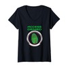 Womens Cyber Security - Access Denied V-Neck T-Shirt