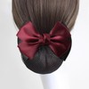 Chignon Net Barrette with Net Bun Net, Hair Net, Ribbon,
