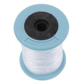 BIUDECO 100m White Nylon Thread Fishing Line Sewing Thread for DIY Jewelry Making and Hanging Decorations Lightweight Purpose Fishing Line for Craft Projects