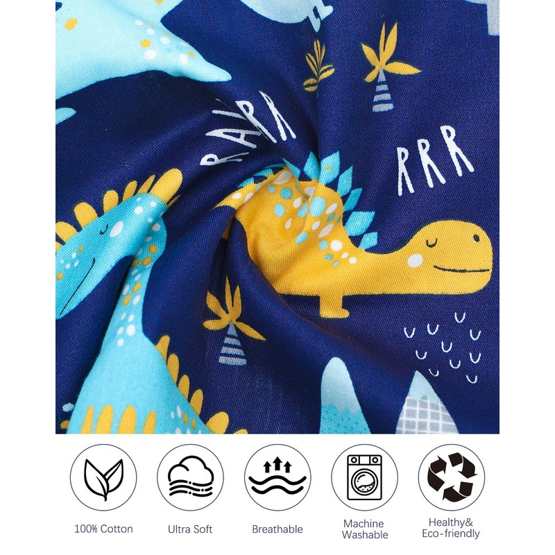 ALVABABY Toddler Pillowcases 2 Pack Organic Cotton Kids Pillow Cover