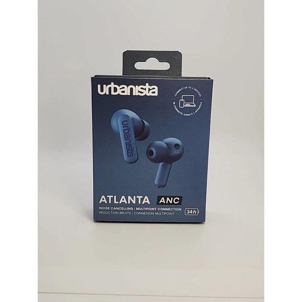 Urbanista Atlanta Active Noise Cancelling True Wireless Earbuds - Blue