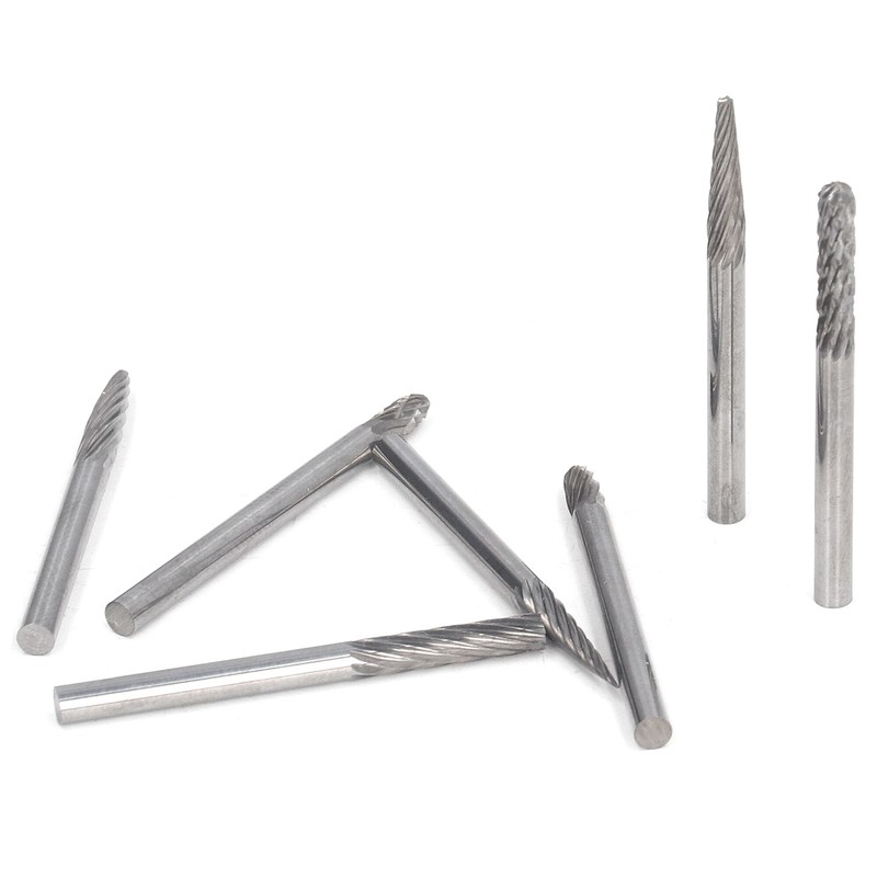 20Pcs Tungsten Carbide Burr Set Cutter Bit Cone End Mill