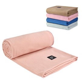 PELLIOT Soft Camping Blanket Cozy Sleeping Bag Warm Ultralight Camping Quilt Washable Portable Compact Blanket Indoor & Outdoor Blanket for Hiking Concerts Beach Trips,73"x29" Pink
