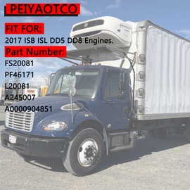 FS20081 Fuel Filter Compatible with Detroit Diesel B6.7 L9 DD5 DD8 Cummins ISB ISL 2017 Engines Fuel Water Separator Filter Replace PF46171 L20081 A245007 RH32032 SF57031 1PACK