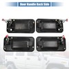 X AUTOHAUX 4 Pcs Exterior Door Handle with Key Hole