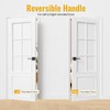 HOSOM Black Door Handle Interior, Privacy Door Levers for Bedroom
