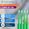 400 Fine Micro Applicator Brushes - Disposable Dental Microbrushes with