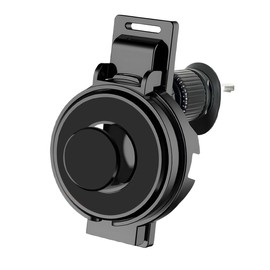 UHANBUT Cup Holder for Car Air Vent, Foldable Non-Slip Drink Holder Expander, Adjustable Multifunctional Vehicle Cup Retainer Stand, Truck Interior Organizer Accessory for Mug, Ashtray, Bottle (Black)