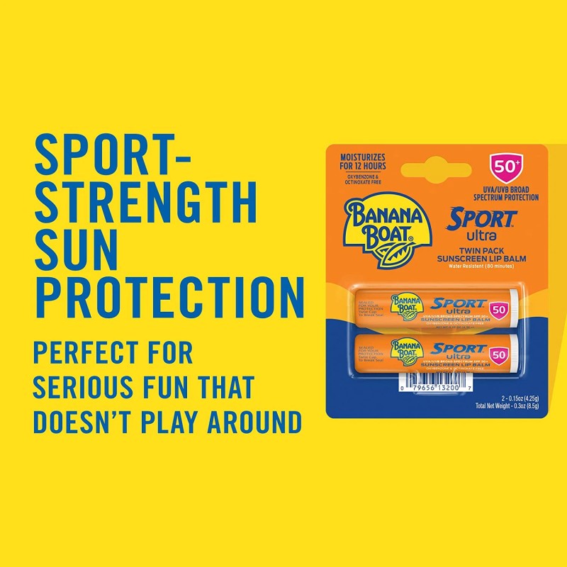 Banana Boat Sport Ultra SPF 50 Protector Solar Labial Paquete