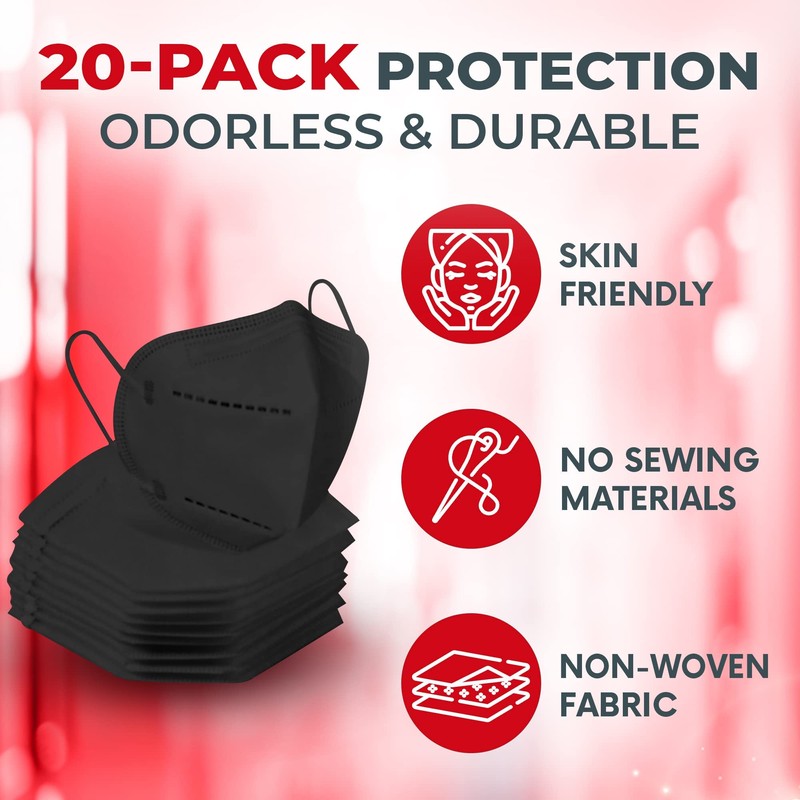 [20 PACK] 5-Ply KN95 Face Masks - Ships from Canada