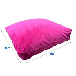 Foamma Crash Pad – (36 x 48”) (3 Feet x 4 Ft) – Sensory Crash Pad with Foam Blocks for Autistic Kids, Soft Fabric & Washable Cover – Ideal for Kids and Adults to Jump, Play, or Relax