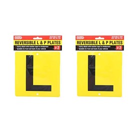 [4PCE] SAS AUTOMOTIVE License Plate (Reversible, L & Red - P)