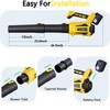 Leaf Blower Cordless with Battery and Charger, 21V Electric Cordless