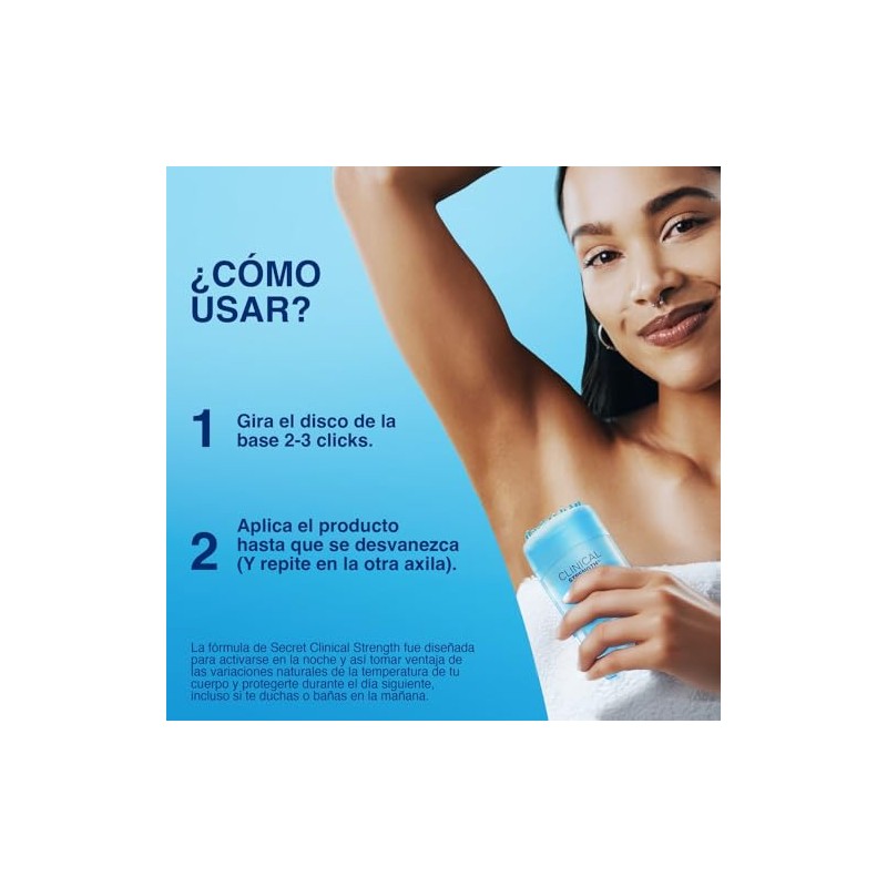 SECRET, Desodorante Mujer, Clinical Strength, Desodorante Clinical, Gel Invisible, PH