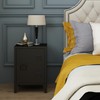 MIOCASA Metal Nightstand Modern End Side Table Steel Bedside Storage