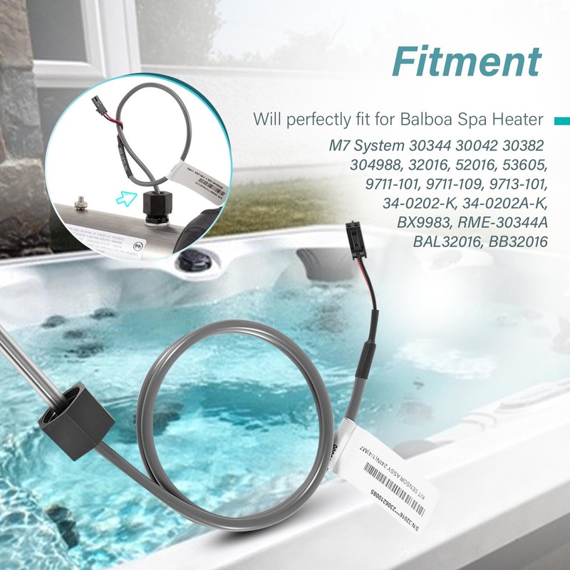 2 Pack M7 Temp/Hi Limit Sensor Fit for Balboa Spa