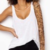 Tatodays Temporary tattoo sleeve for women Stick on flower rose