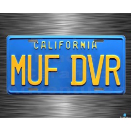 Cheech and Chong Muf Dvr  Metal License Plate - READ DESCRIPTION