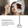 Magnifying Mirror 10X Magnification LED Fill Light Suction Cup Adjustable