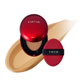 [*Mini Size*] TIRTIR Mask Fit Red Cushion Foundation | Full coverage, Weighless, Skin fit, Satin Glow Finish, Korean cushion foundation (#28N Oat, 0.15 Fl Oz)