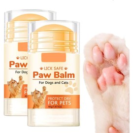 2 bottles for Cat Paw Butter - 40g, Natural Leak - Proof Paw Butter for Dogs,Moisturiser Dogs Moisturiser, Snow and Dry Weather Protection Paw Paw Ointment. Dog Paw Balm, Dog Paw Balm For Travel