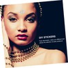 FOMIYES 8sheets Face Gems Stickers for Festival Makeup Rhinestone Jewels