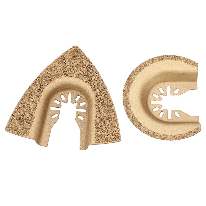 10Pcs Oscillating Saw Blade Triangle Semicircular High Carbon Steel Multitool