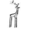 com-four® Reindeer Sculpture Decorative Figure Made of Aluminium - Christmas