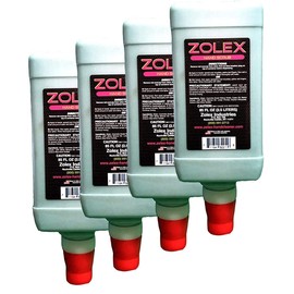 Zolex Walnut Hand Scrub for Hard Working Hands | Dispenser Available | Stain Remover for Heavy Duty Workers | Grease Remover for Mechanics - 2.5L (Walnut Hand Cleaner) (4 Pack)