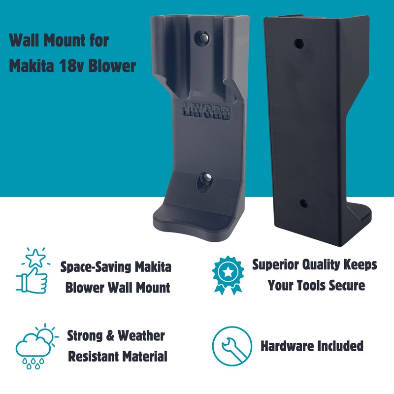 Makita Wall Mount for 18V Leaf Blower | XBU03Z Compatible