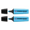STABILO Boss Original Refillable Highlighters with Bevelled Point 2-5 mm