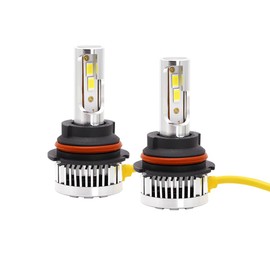 Headlight Experts 9007 Dual Beam LED Kit for 2007 Pontiac G5 Plug and Play 6000K 22,000 Lumens w/Canbus Built-In Error Free (Pack of 2) Fog Light