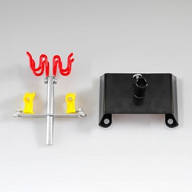 SAGUD Airbrush Holder Stand Clamp-on Style Air Brush Station Kit 360° Rotate Holds Up to 4 Airbrush Guns