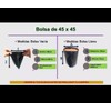 Genérico Bolsas (45x45) Bolsas de vivero 14 pzs