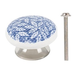 Knober Lak Series Furniture Knob Bouque Blue / White
