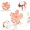 Large Non-Slip Metal Sparkly Flower Hair Clips for Women -4Pcs