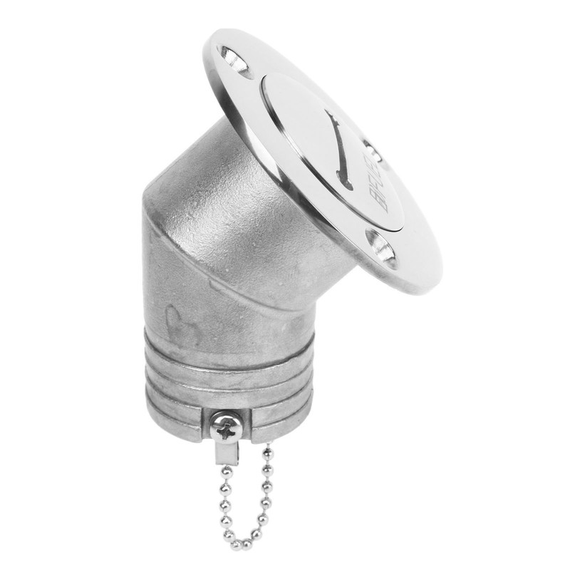 Boat Deck Filler with Key Cap Marine Stainless Steel Hardware