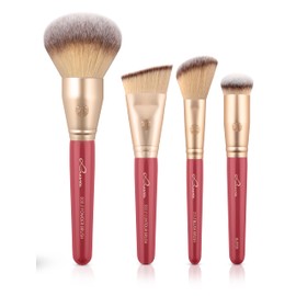 Luvia 14-teiliges Make-up Pinselset - Veganes Kosmetikpinsel Set mit XL Puderpinsel, Schwamm & Blender - Ideal für Anfänger & Profis - Hochwertige Schminkpinsel für Perfektes Make-up