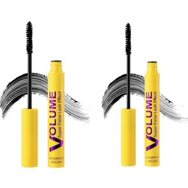 2Pcs Bubble Mascara - Waterproof Colossal Bubble Mascara for Women, Volume & Length Formula for Bold - Well-Defined Lashes, Long-Lasting, Layered to Boost Curl and Enhances the Natural Look