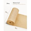 HEETA Jute Table Runner Roll 30 cm x 10 m,