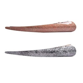 2 Pack Large Nest Pattern Metal Beak Duckbill Alligator Clips For Thick or Heavy Hair Duck Hair Clips Teeth Hair Barrettes No Slip Grip Hair Slide Stylish