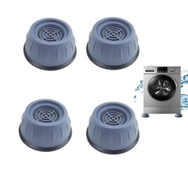 JJiaoLinin Washing Machine Feet Pads, 4PCS Universal Anti Vibration Washing Machine Mat Anti Slip Noise Cancelling Washing Machine Feet Rubber Washing Machine Vibration Pads for Dryer,Dishwasher