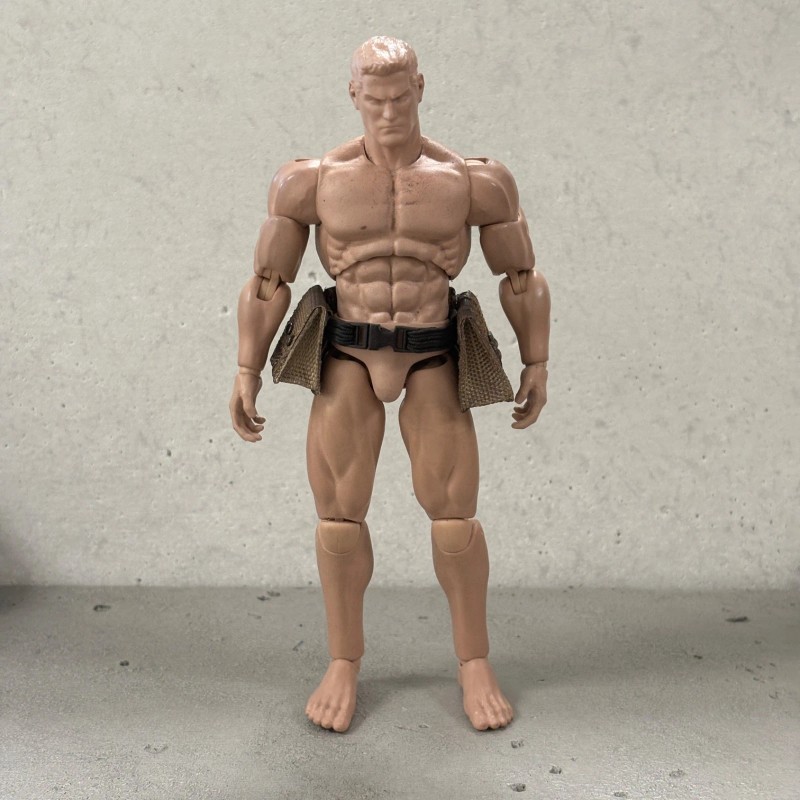 Custom Made SU-TCBT-SD: 1/12 Sand Brown Weathered Pouch utility belt