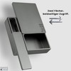 Swipecase® Aluminium Case with Double Compartment for Snus, Caffeine Snus