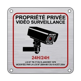 flintronic French Safety Warning Sign - 1 Pack 15 x 15 cm